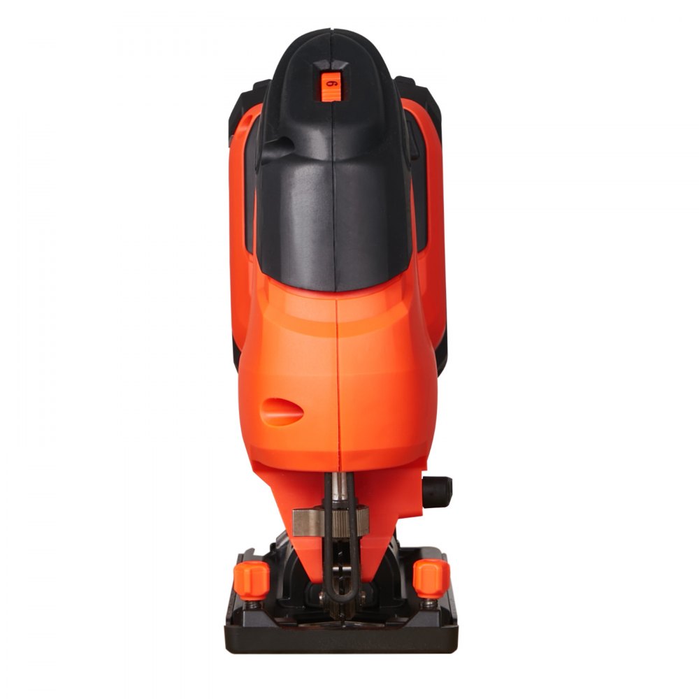 VEVOR Cordless Jig Saw, 20 V, 3000 SPM Blade Speed, Cordless Jigsaw with Battery and Charger, LED Light, 6 Variable Speed, 0- 45° Bevel Cuts, with 6 pcs Blades, 4 Orbital Settings, for Wood, Metal