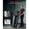 VEVOR 25-Gallon Air Compressor, 2HP 5.5 SCFM at 90PSI, Max 200PSI Pressure Oil-Lubricated Air Compressor Tank, Portable on Wheels for Auto Repair, Tire Inflation, Spray Painting, Woodwork Nailing, 120V