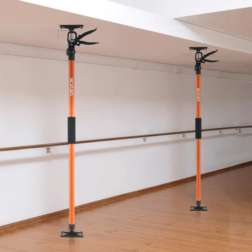 VEVOR Cabinet Jack Support Pole, 4-Pack, 45.7-114.2 Inch Steel Telescopic Quick Support Rod, Adjustable 3rd Hand System up to 154 lbs Capacity for Installing Cabinets, Lifting Drywall, Cargo Bars