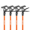 VEVOR Cabinet Jack Support Pole, 4-Pack, 45.7-114.2 Inch Steel Telescopic Quick Support Rod, Adjustable 3rd Hand System up to 154 lbs Capacity for Installing Cabinets, Lifting Drywall, Cargo Bars