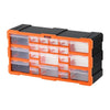 VEVOR 22-Drawer Storage Organizer, Plastic, Drawer Storage Cabinet for Garage Organization, Stackable Small Parts Organizer, Wall-Mounted Toolbox, for Hardware, Beads, Screws, Crafts, Building Bricks