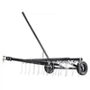VEVOR Tow Behind Dethatcher, 40-inch Tow Dethatcher with 20 Spring Steel Tines, Lawn Dethatcher Rake for ATV or Mower, Tow Behind Lawn Rake with Lift Handle for Garden Farm Grass