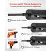 VEVOR Core Drill Bit, 4-1/4 inch Diameter, 9-1/2 inch Drilling Depth, 5/8-11 Internal Thread, Diamond Dry Coring Bit with 3 Adapters, Pilot Drill and Hex Wrench, for Concrete, Red Bricks, and Masonry