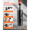 VEVOR Core Drill Bit, 3-1/2 inch Diameter, 9-1/2 inch Drilling Depth, 5/8-11 Internal Thread, Diamond Dry Coring Bit with 3 Adapters, Pilot Drill and Hex Wrench, for Concrete, Red Bricks, and Masonry