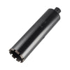 VEVOR Core Drill Bit, 4 inch Diameter, 14 inch Drilling Depth, 1-1/4 in-7 Internal Thread, High-Precision Welding Technology, Wet Diamond Core Bit for Reinforced Concrete, Red Bricks, and Masonry