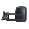 VEVOR Towing Mirrors, Left & Right Pair Set for Chevrolet Silverado (1988-1998)/GMC, Tow Mirror with Plane and Convex Glass, Manual Controlling Telescoping Folding, and Four-Way Adjustment, Black
