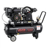 VEVOR 20 Gallon Gas Powered Air Compressor, 7HP 4.7CFM at 90 PSI Air Tank, Gas-Driven Air Compression System with Twin Cylinder Piston Pump, 115 PSI Max Pressure, 2 Wheels for Workshops Constructions