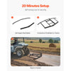 VEVOR Drag Harrow, 66" Width Tow Behind Drag Harrow, Q235 Steel Driveway Grader with Adjustable Bars & Pin Hitch, Support up to 50 lbs, Tractor Driveway Harrow for ATVs, UTVs, Garden Lawn Tractors