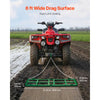 VEVOR Drag Harrow, 6 ft Heavy Duty Tow Behind Drag Harrow with Adjustable Bars & 72 in Chain, Driveway Grader Landscape Rake for ATV, UTV, Tractor, Mower Tow Behind Yard Lawn Leveling Tool