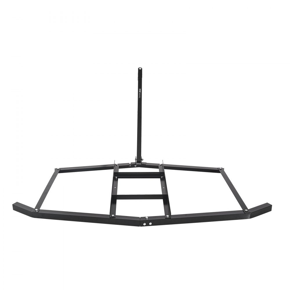 VEVOR Drag Harrow, 74" Width Tow Behind Drag Harrow, Q235 Steel Driveway Grader with Adjustable Bars & Pin Hitch, Support up to 50 lbs, Tractor Driveway Harrow for ATVs, UTVs, Garden Lawn Tractors