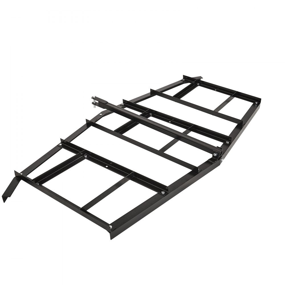 VEVOR Drag Harrow, 84" Width Tow Behind Drag Harrow, Q235 Steel Driveway Grader with Adjustable Bars & Pin Hitch, Support up to 50 lbs, Tractor Driveway Harrow for ATVs, UTVs, Garden Lawn Tractors