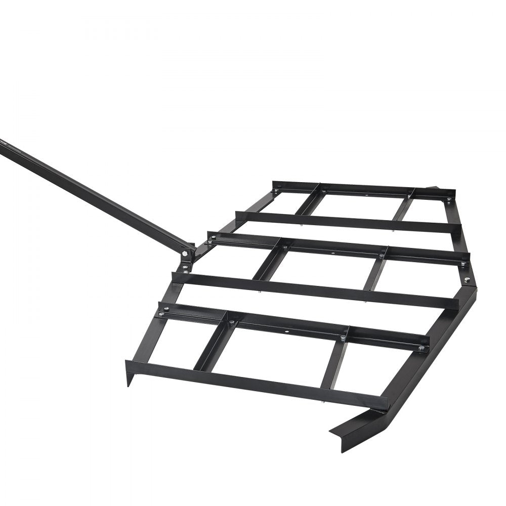 VEVOR Drag Harrow, 84" Width Tow Behind Drag Harrow, Q235 Steel Driveway Grader with Adjustable Bars & Pin Hitch, Support up to 50 lbs, Tractor Driveway Harrow for ATVs, UTVs, Garden Lawn Tractors