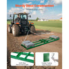 VEVOR Drag Harrow, 8 ft Heavy Duty Tow Behind Drag Harrow with Adjustable Bars & 72 in Chain, Driveway Grader Landscape Rake for ATV, UTV, Tractor, Mower Tow Behind Yard Lawn Leveling Tool
