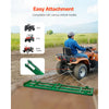 VEVOR Drag Harrow, 8 ft Heavy Duty Tow Behind Drag Harrow with Adjustable Bars & 72 in Chain, Driveway Grader Landscape Rake for ATV, UTV, Tractor, Mower Tow Behind Yard Lawn Leveling Tool