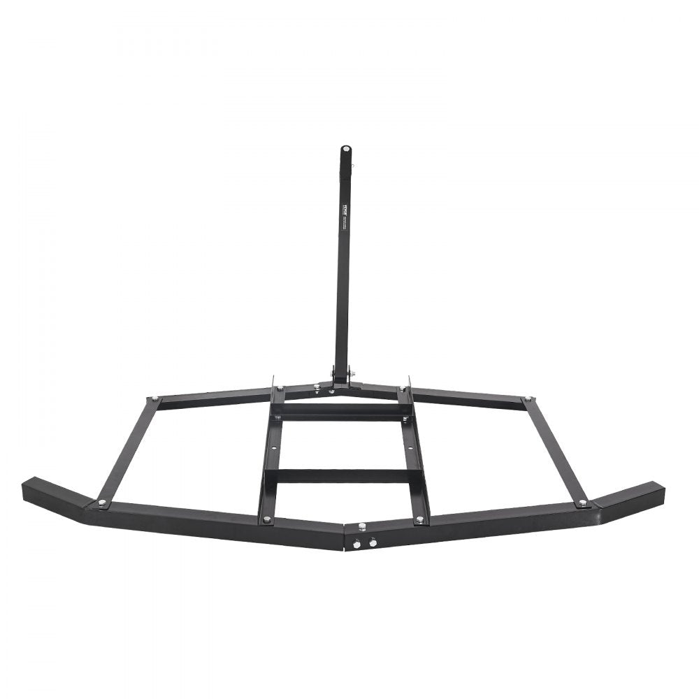 VEVOR Driveway Drag, 67.7" Width Tow Behind Drag Harrow, Q235 Steel Driveway Grader with Adjustable Bars, Support up to 50 lbs, Driveway Tractor Harrow for ATVs, UTVs, Garden Lawn Tractors