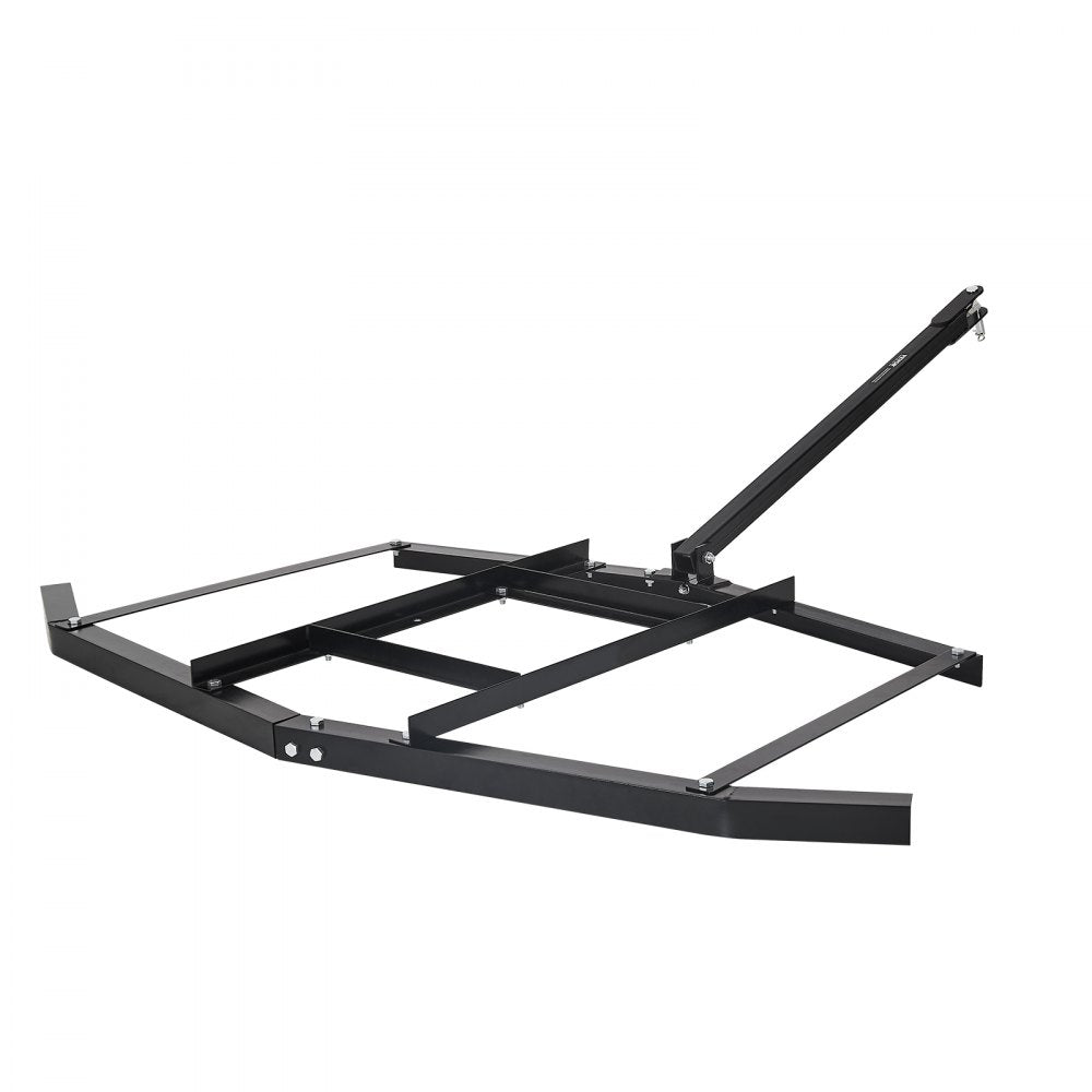 VEVOR Driveway Drag, 67.7" Width Tow Behind Drag Harrow, Q235 Steel Driveway Grader with Adjustable Bars, Support up to 50 lbs, Driveway Tractor Harrow for ATVs, UTVs, Garden Lawn Tractors