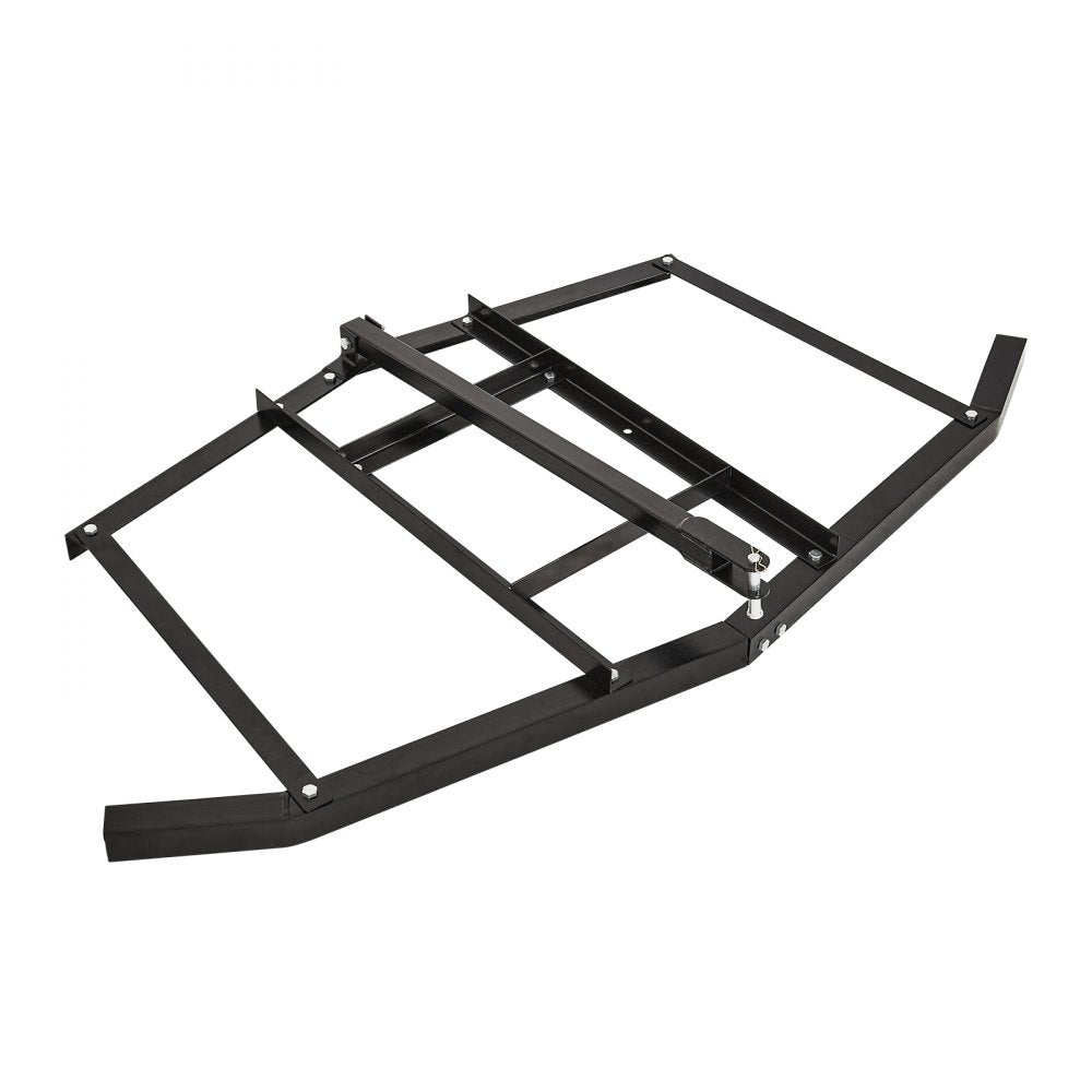 VEVOR Driveway Drag, 67.7" Width Tow Behind Drag Harrow, Q235 Steel Driveway Grader with Adjustable Bars, Support up to 50 lbs, Driveway Tractor Harrow for ATVs, UTVs, Garden Lawn Tractors