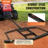 VEVOR Driveway Drag, 76.57" Width Tow Behind Drag Harrow, Q235 Steel Driveway Grader with Adjustable Bars, Support up to 50 lbs, Driveway Tractor Harrow for ATVs, UTVs, Garden Lawn Tractors