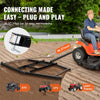 VEVOR Driveway Drag, 76.57" Width Tow Behind Drag Harrow, Q235 Steel Driveway Grader with Adjustable Bars, Support up to 50 lbs, Driveway Tractor Harrow for ATVs, UTVs, Garden Lawn Tractors