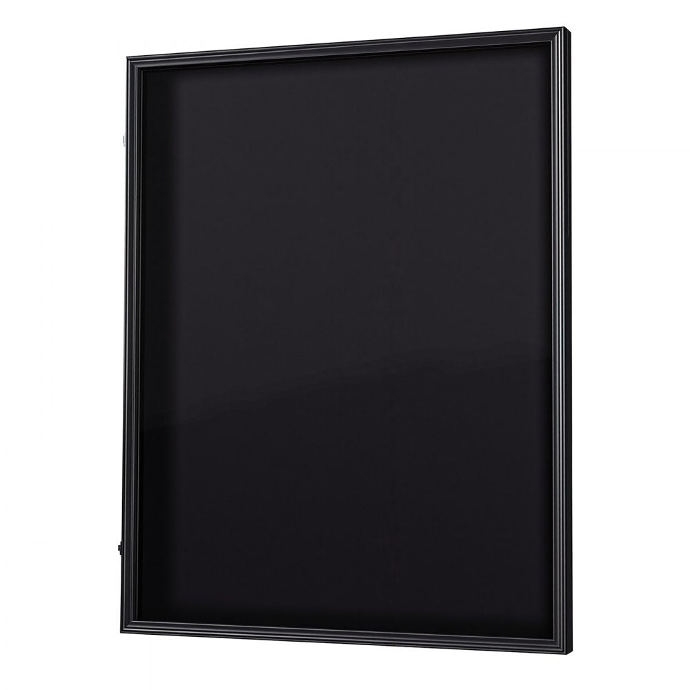 VEVOR Jersey Frame Display Case, 31.3 x 23.2 in, Wooden Sport Jersey Shadow Box with 98% UV Protection PC Panel and Hanger, Magnetic Lock, for Baseball Basketball Football Hockey Shirt Uniform, 2 Pack