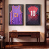 VEVOR Jersey Frame Display Case, 36.4 x 28.3 x 1.5 in, Wooden Sport Jersey Shadow Box with 98% UV Protection PC Panel and Hanger, Magnetic Lock, for Baseball Basketball Football Hockey Shirt Uniform