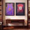 VEVOR Jersey Frame Display Case, 36.4 x 28.3 x 1.5 in, Wooden Sport Jersey Shadow Box with 98% UV Protection PC Panel and Hanger, Magnetic Lock, for Baseball Basketball Football Hockey Shirt Uniform