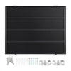 VEVOR 36 Graded Sports Card Display Case, 30.5x24.3x2.1 in, Baseball Card Display Frame with 98% UV Protection Clear View PC Glass, Lockable Wall Cabinet for Football Basketball Hockey Trading Card