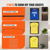 VEVOR Jersey Display Frame Case, 23.3 x 31.2 x 1.5 in, Large Lockable Sport Jersey Shadow Box with 98% UV Protection PC Glass and Hangers, for Baseball Basketball Football Hockey Shirt and Uniform