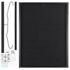 VEVOR Jersey Display Frame Case, 24 x 32 x 1.5 in, Large Lockable Sport Jersey Shadow Box with 98% UV Protection PC Glass and Hangers, for Baseball Basketball Football Hockey Shirt and Uniform, Black