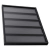 VEVOR 35 Graded Sports Card Display Case, 24.3x30.5x2.1 in, Baseball Card Display Frame with 98% UV Protection Clear View PC Glass, Lockable Wall Cabinet for Football Basketball Hockey Trading Card