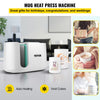 VEVOR Mug Press Machine, 11-15oz Coffee Cup Transfer Printing, Automatic Mug Heat Press for Sublimation, DIY Presents Gifts White