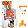VEVOR Commercial Orange Juicer Machine, 120W Electric Automatic Orange Squeezer, Lemon Citrus Pomegranates Extractor for 20 per Minute, Stainless Steel, with Water Tap, Peels Collecting Bucket
