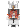 VEVOR Commercial Orange Juicer Machine, 120W Electric Automatic Orange Squeezer, Lemon Citrus Pomegranates Extractor for 20 per Minute, Stainless Steel, with Water Tap, Peels Collecting Bucket