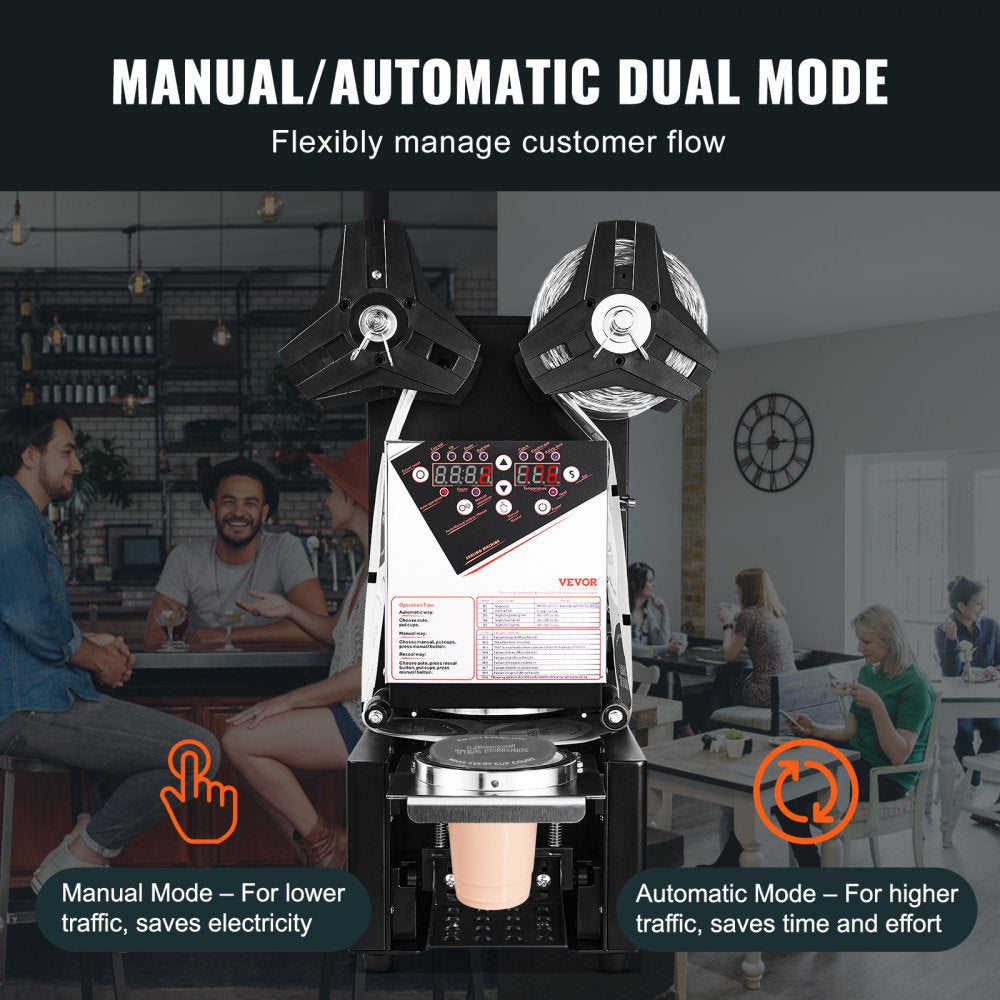 Manual/Automatic dual mode for flexible operation