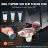 High-temperature heat sealing ring, leak-proof sealing, 50-250°C (122-482°F) temperature adjustment range