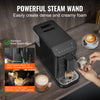 VEVOR Automatic Espresso Machine - powerful stainless steel steam wand for dense and creamy foam