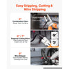 VEVOR Pliers Set 20-Piece Utility Set Polished Carbon Steel Jaw Hand Tools, For DIY & Home Use, Long Nose, Locking, Diagonal, Groove Joint, Snap Ring, Slip Joint Pliers, with 2-Pack Organizer Rack