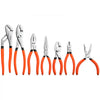 VEVOR Pliers Set 7-Piece Utility Set Polished Carbon Steel Jaw Hand Tools, For DIY & Home Use, 8" Groove Joint, 7" Combination, 6" Diagonal, 6"/8" Slip Joint, 4.5"/6" Long Nose Pliers, Non-Slip Grips