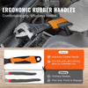 VEVOR 8-Piece Pliers Set, High Carbon Steel, 12"/10"/8" Groove Joint Pliers, 8" Linesman's Pliers, 6" Slip Joint Pliers, 8" Long Nose Pliers, 6" Diagonal Cutter, 10" Adjustable Wrench, and Tool Bag