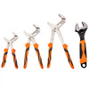 VEVOR 8-Piece Pliers Set, High Carbon Steel, 12"/10"/8" Groove Joint Pliers, 8" Linesman's Pliers, 6" Slip Joint Pliers, 8" Long Nose Pliers, 6" Diagonal Cutter, 10" Adjustable Wrench, and Tool Bag