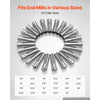 VEVOR R8 Collet Set 1/16"-3/4" 23 Piece R8 Precision Mill Collet Chuck Set, for Milling Machine Drill Presses, 0.0008" TIR High Concentricity, Lathe Chuck Tool with Labeled Storage Box, Alloy Steel