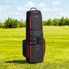 VEVOR Golf Travel Bag, Outdoors Soft-Sided Golf Travel Cover, Heavy Duty 1800D Polyester Oxford Wear-Resistant Waterproof, Padded Luggage Case with Wheels, Foldable Golf Club Storage Bag for Airline