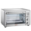 VEVOR 10-IN-1 Convection Oven, 28L/29.6Qt Multifunctional Conventional Oven Countertop, 1800W 4-Tier Toaster with Front Glass Door, with Trays Wire Racks Gloves, Home and Commercial Use