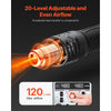VEVOR 2-in-1 Hot Air Rework Station & Soldering Station, 820W LED Digital Rework and Soldering Iron Station with 5V USB Charging Port, Adjustable Temps & Airflow, ℃/℉ Conversion, 3 Hot Air Nozzles