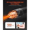 VEVOR Hot Air Rework Station, 700W Digital Display SMD Rework Station, 212℉-932℉ Hot Air Gun with Adjustable Airflow, 3 Pre-Set Channels & ℃/℉ Conversion for Chip Dismantling, Electronics Repair