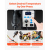 VEVOR Hot Air Rework Station, 700W Digital Display SMD Rework Station, 212℉-932℉ Hot Air Gun with Adjustable Airflow, 3 Pre-Set Channels & ℃/℉ Conversion for Chip Dismantling, Electronics Repair