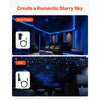 VEVOR Starlight Headliner Kit, 550 pcs 0.03 in 9.8 ft, 16W Twinkle Fiber Optic Star Ceiling Lights for Car, Bluetooth APP, Remote Control, Sound Activated, RGBW Light Engine, for Home Bed Room Decor