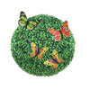 VEVOR Artificial Topiaries Boxwood Trees, 16” Tall (2 Pieces), Ball-Shape Faux Topiaries Plant, All-year Green Feaux Plant Decorative Balls for Backyard, Balcony,Garden, Wedding and Home Décor