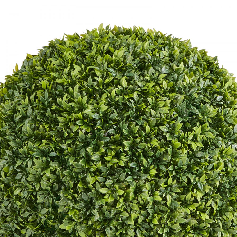 VEVOR Artificial Topiary Ball, 23 inch Faux Boxwood Plant Balls, Fake Silk Tree Look Real, Easy Assembly for Decor Front Porch Outdoor Patio Garden Balcony Backyard and Indoor Home Wedding, Green