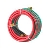 VEVOR Oxygen Acetylene Hose, 1/4-Inch x 25FT Oxy Acetylene Hose with 9/16"-18 LH/RH B Fittings, R Grade Welding Torch Twin Hose with 300PSI Maximum Working Pressure for Cutting Soldering Brazing